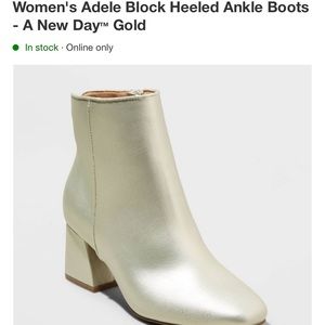 Women Adele block heeled ankle boots